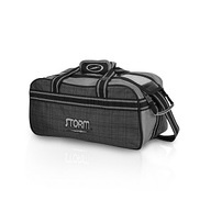 STORM 2-BALL TOTE PLAID/GREY/BLACK